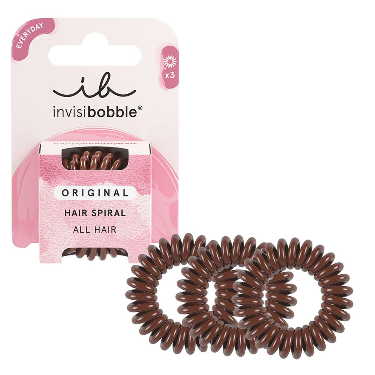 Invisibobble Original Brezelbraun 3 Stück