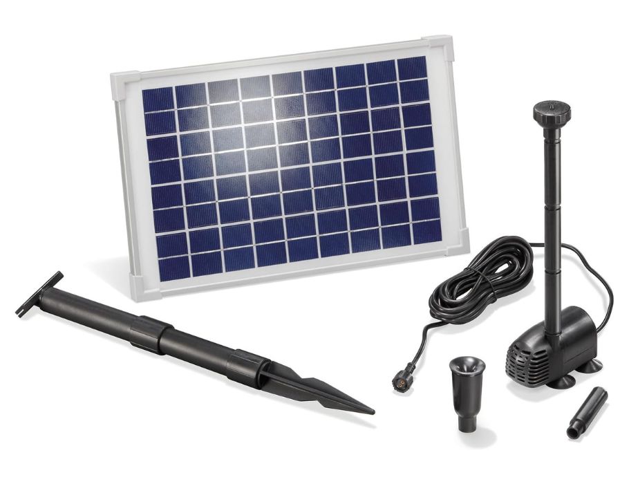 Esotec Teichpumpenset – 10 W – 610 l/h – Solarenergie