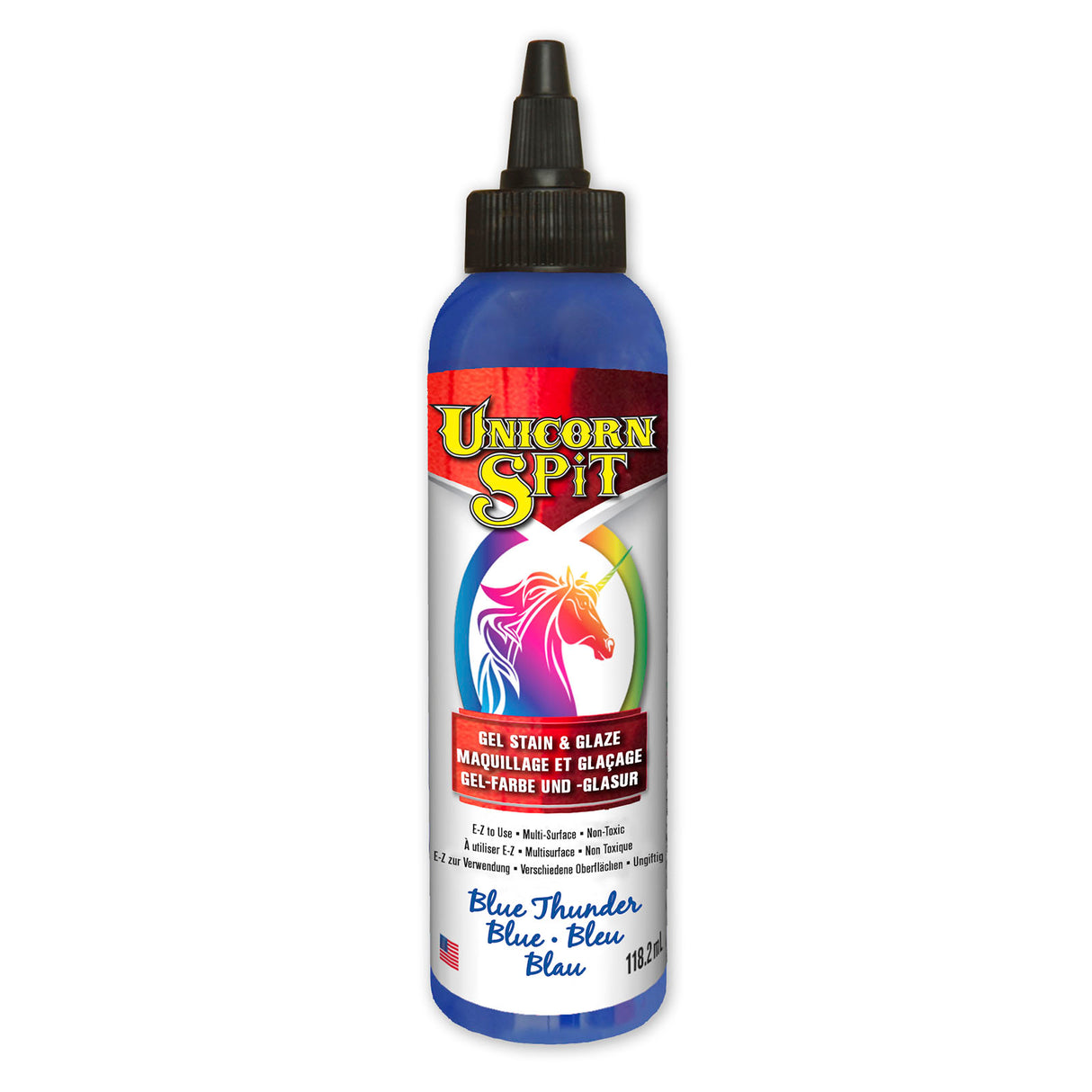 E6000 eklektisch • Einhorn-Spucke 118,2 ml Blue Thunder
