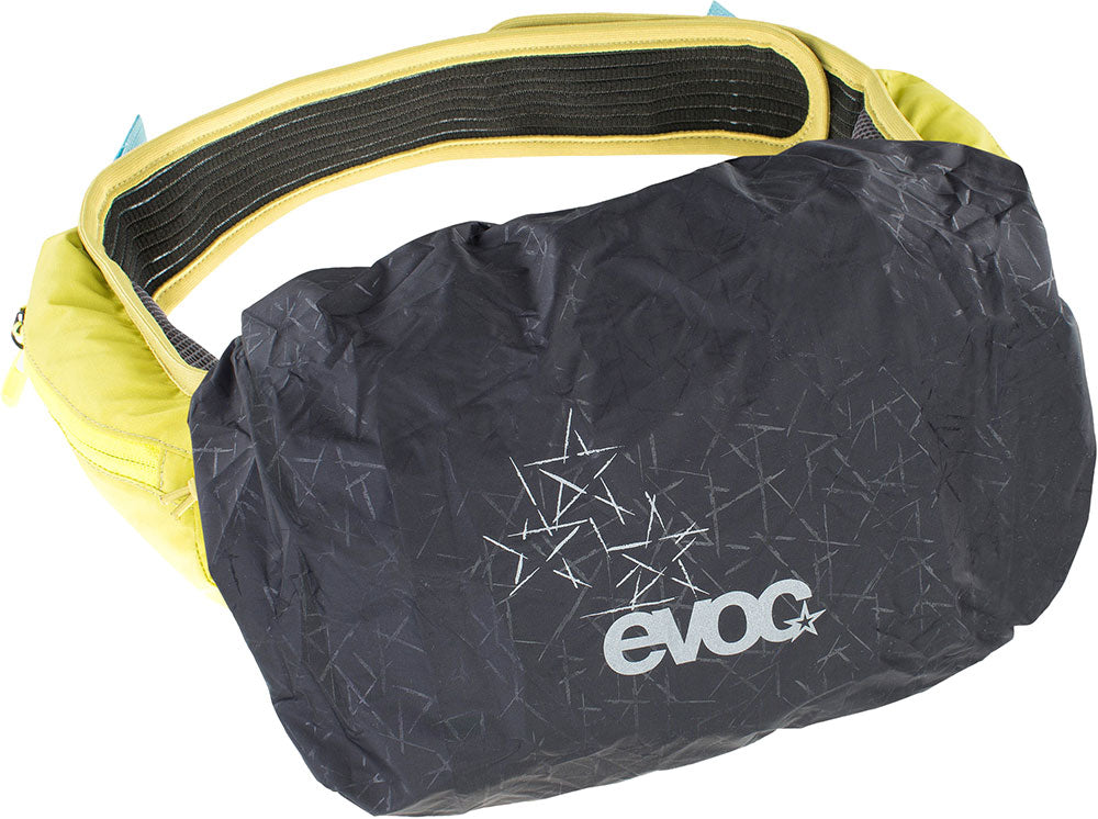 Evoc-Hüfttasche mit Regenschutz und Ärmeln
