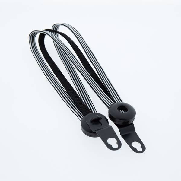 Qibbel Widek Spanngurt Venture 24 schwarze Klammern schwarz und weiß