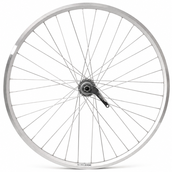 Shimano achterwiel 28 inch zac2000 aluminium - nexus 3-remnaaf - zilver