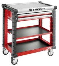 FACOM Jet Werkstattwagen 3 Regale 2 Schubladen M4 rot - jet.uc3s2dm4a - jet.uc3s2dm4a