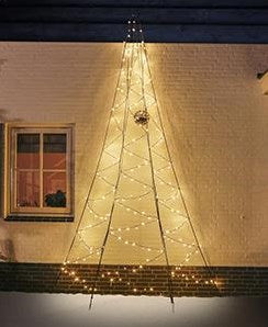 Enzo fairybell wall 240 leds warm wit 4m hoog - 5534962
