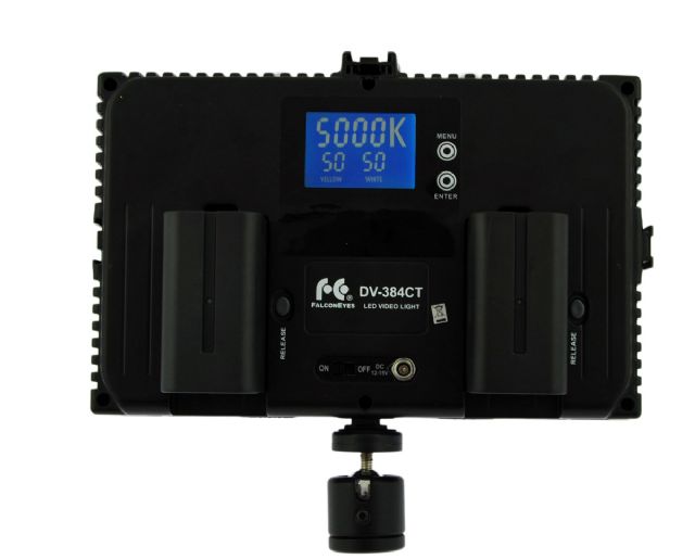 Falcon Eyes Bi-Farb-LED-Lampe Set DV-384CT-K2 Inkl. Batterie