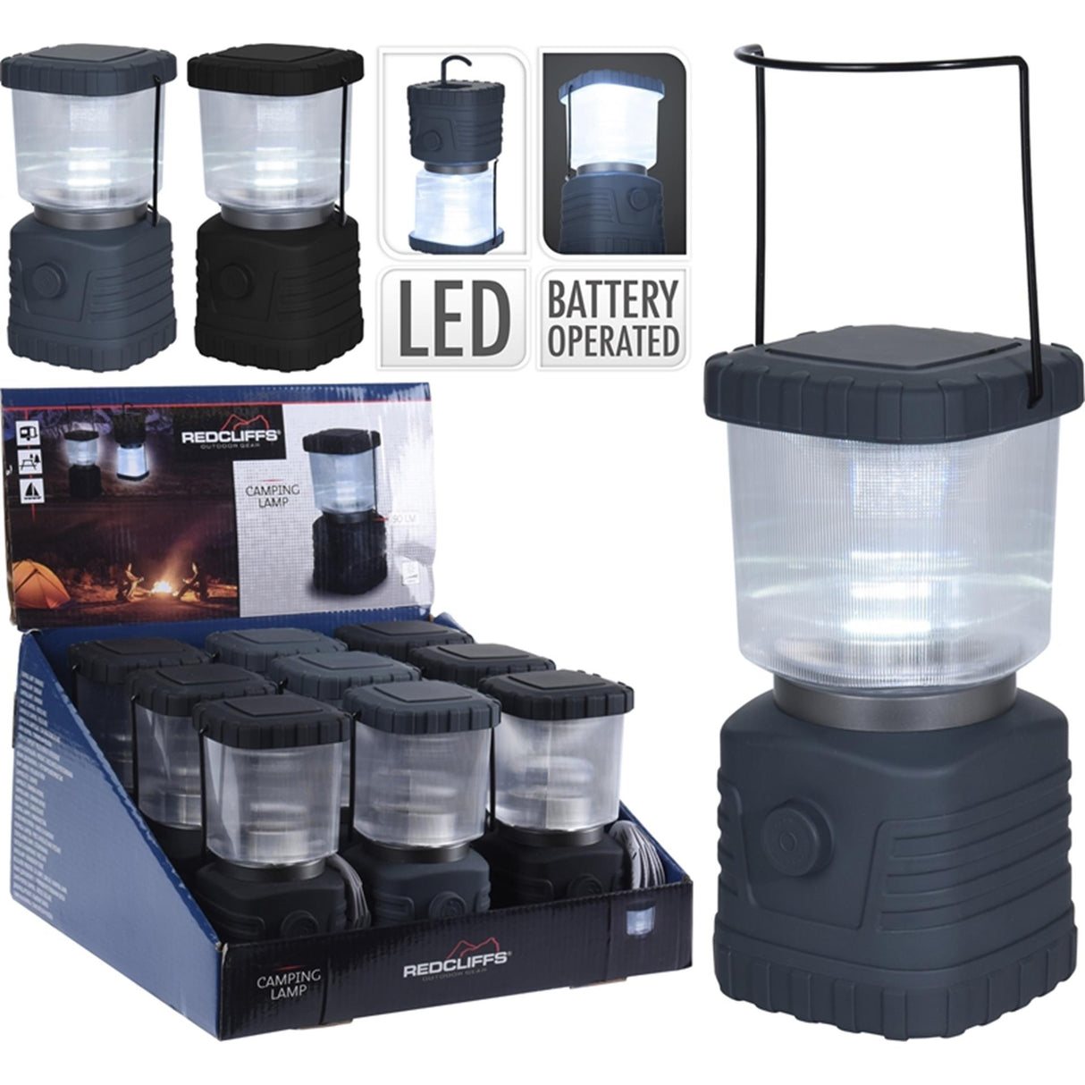 Redcliffs Campinglampe LED stehend 16cm