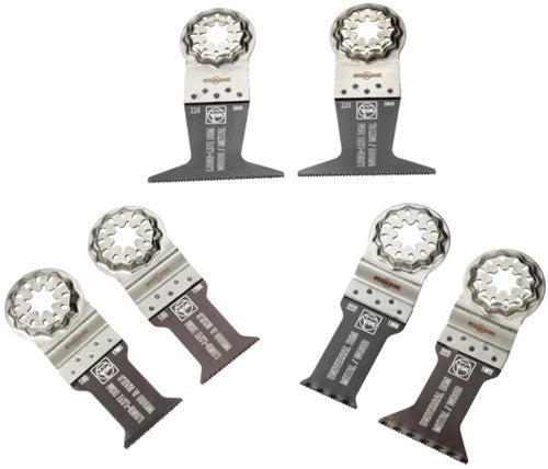 Fein Best of E-Cut | Starlock | Holz Metall | Sägeblattsatz | 6-teilig - 35222967010