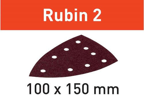 Festool Zubehör Schleifpapier STF Delta 9 P60 RU2 50 Rubin 2 – 577572