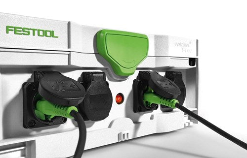 Festool Zubehör Festool sys-powerhub sys-ph 10 Meter Verlängerungskabel mit 5 Steckdosen im Systainer – 200231