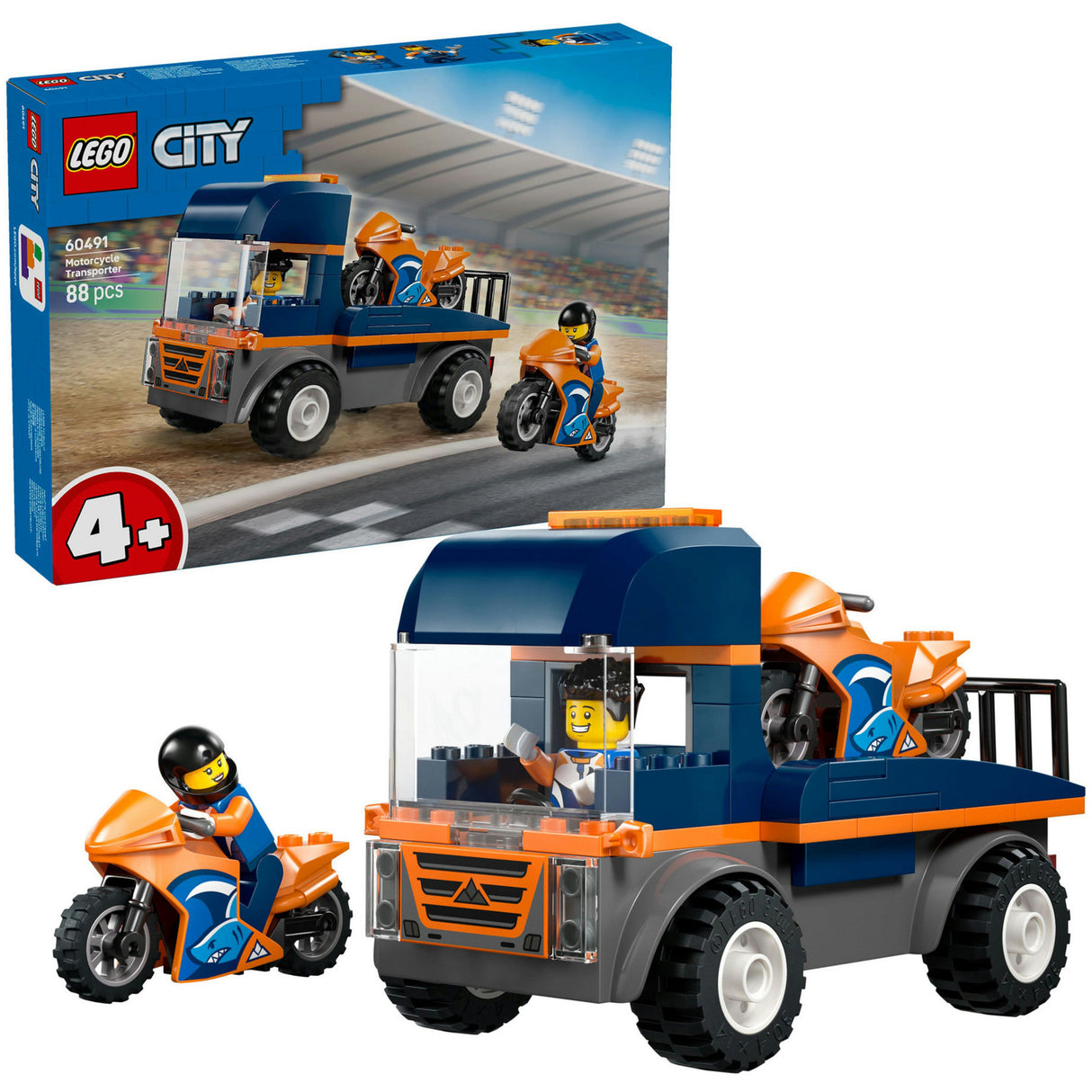 Lego City 60491 Motorradtransporter