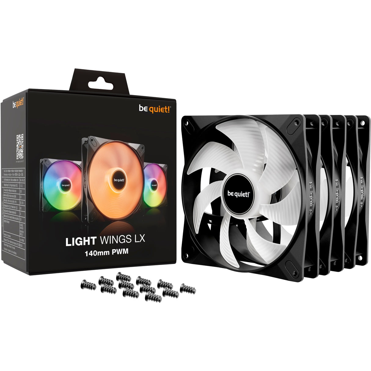 Ruhig sein! Licht lx 140mm pwm Dreierpack