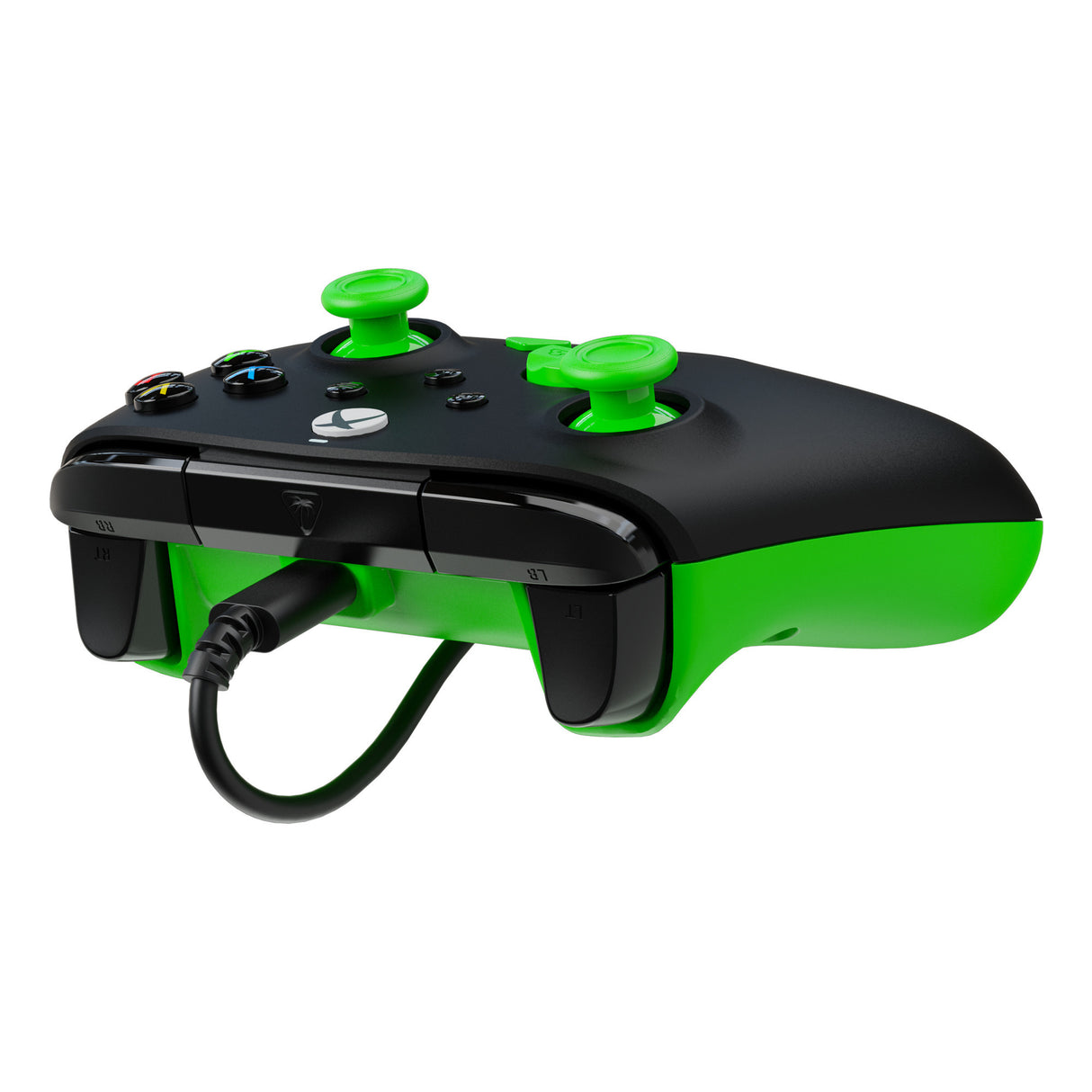 Turtle Beach Rematch Core Wired Controller (Schwarz Grün, Xbox Series X|S, Xbox One, PC)