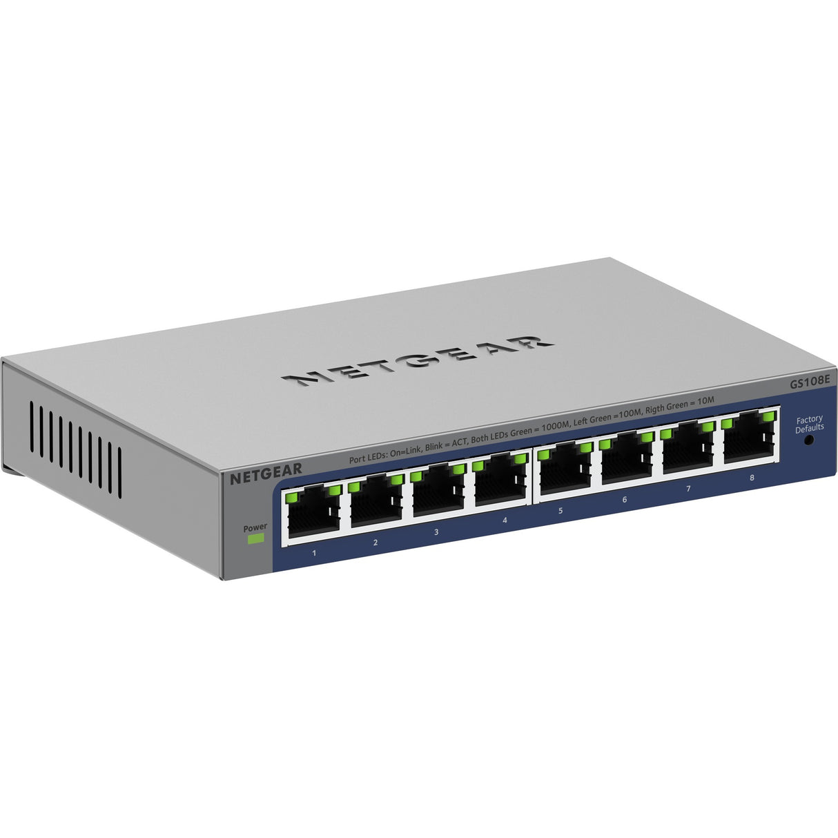 Netgear 8-Port-Gigabit-Plus-Switch (GS108E-400EUS)