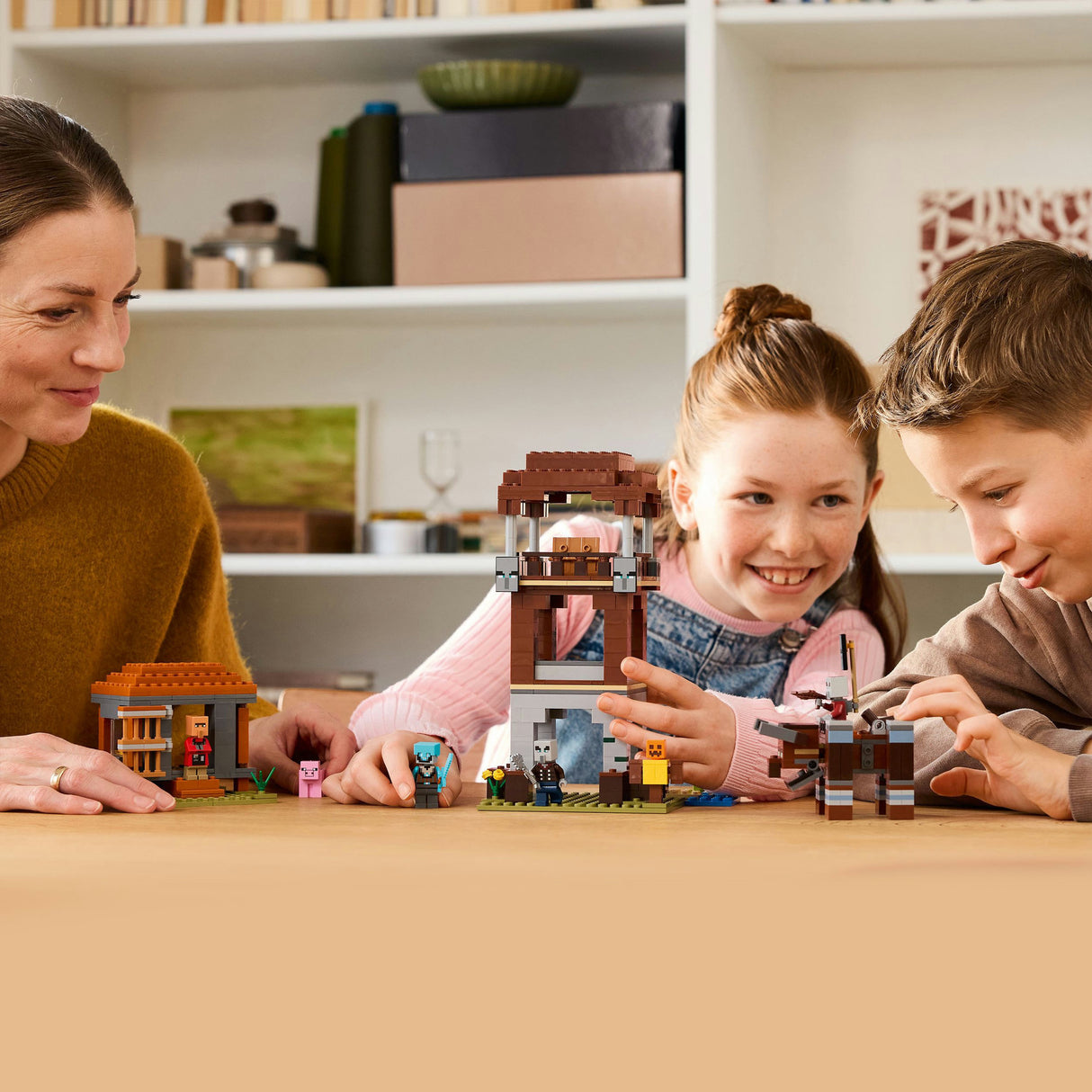 Lego 21278 Minecraft Der Plünderer-Außenposten und Zerstörer
