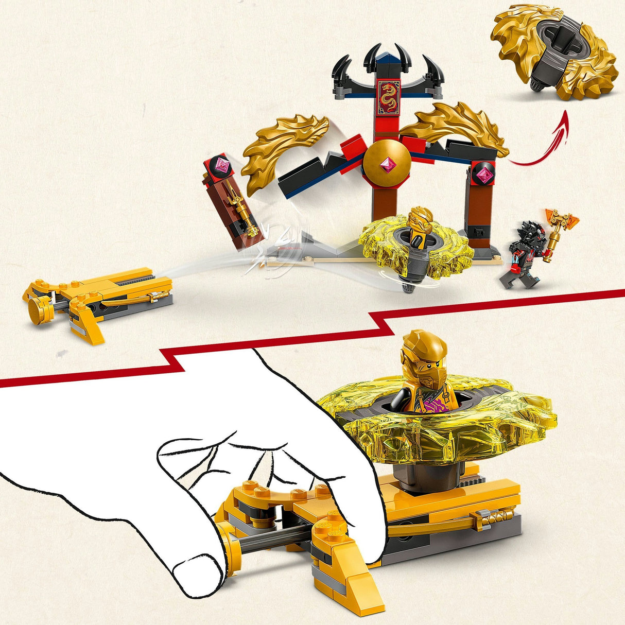Lego Ninjago 71826 Spinjitzu-Drachen-Kampfpaket