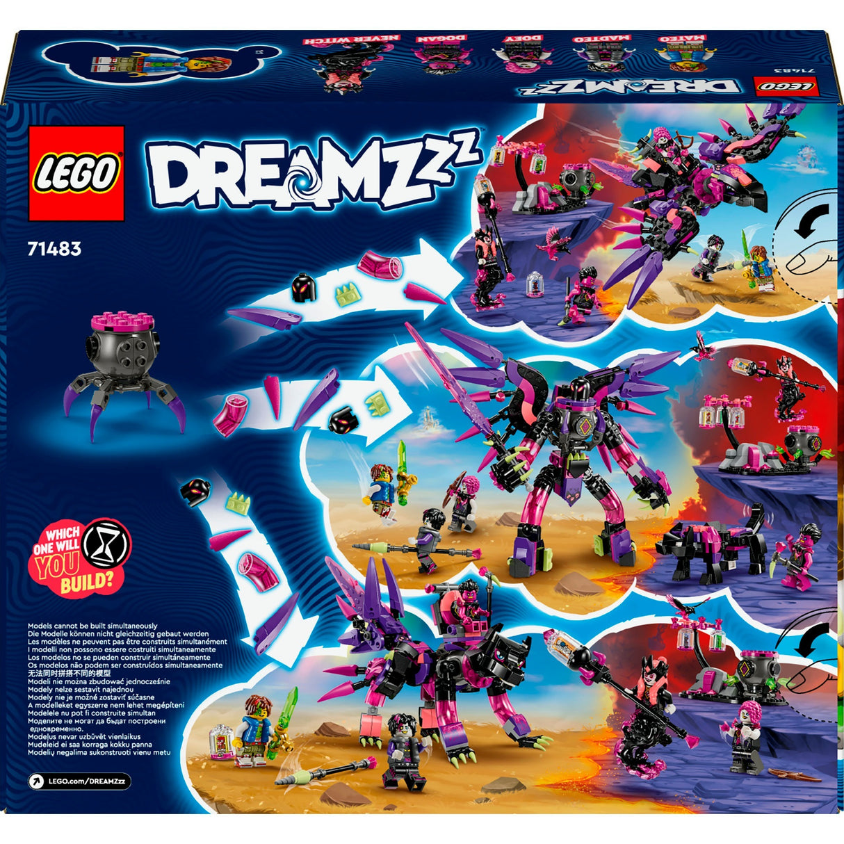 Lego Dreamzzz 71483 Die Albtraumkreaturen der Netherhexe