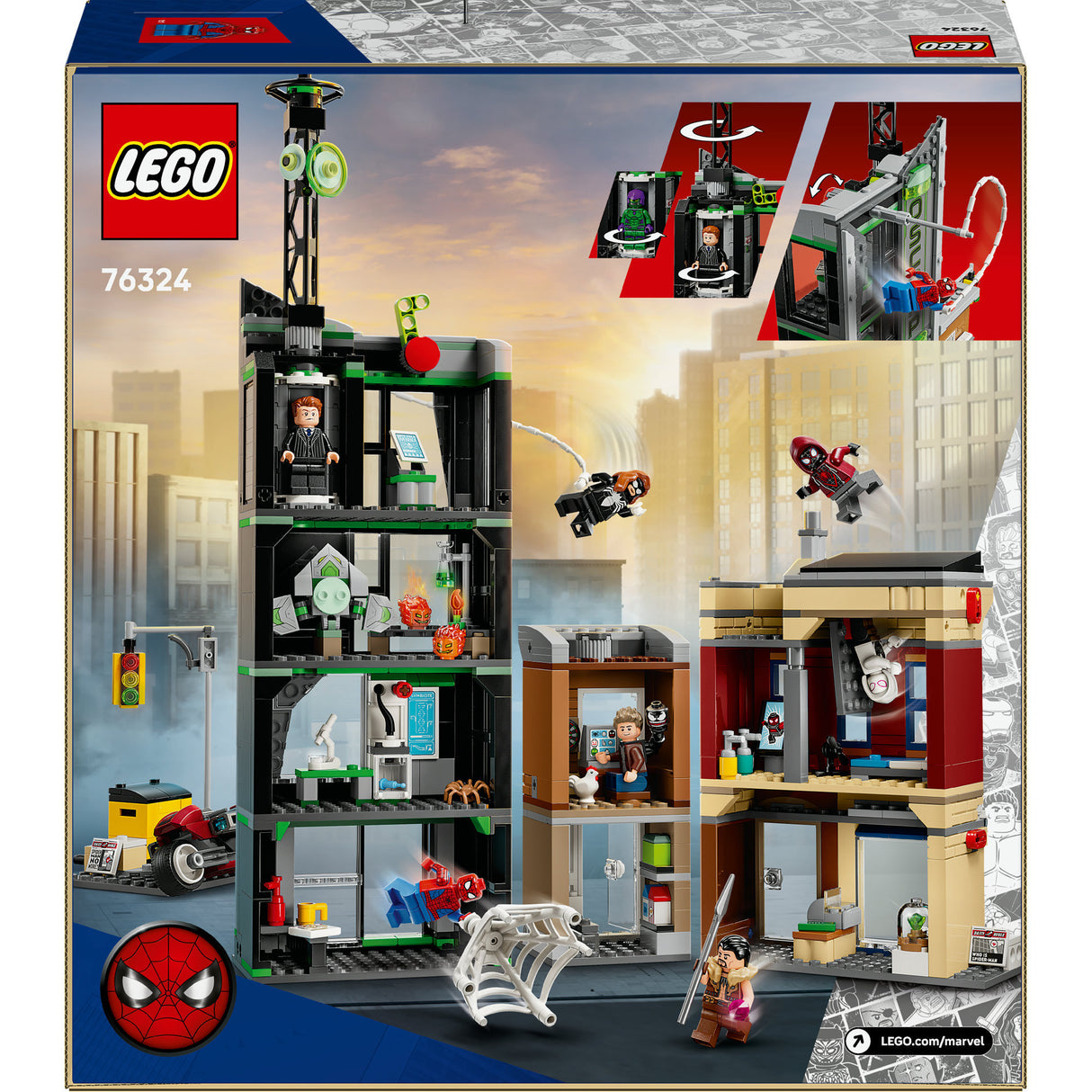 Lego Superhelden Marvel 76324 Spider-Man vs. Oscorp