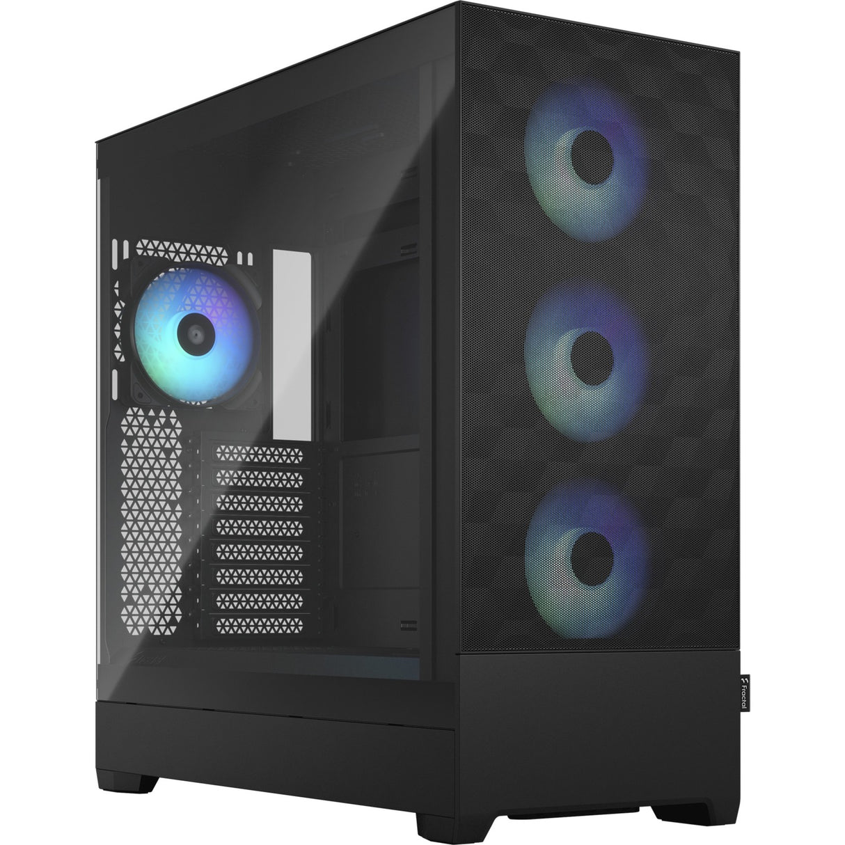 Fractal Design Pop XL Air RGB Big Tower Gehäuse (schwarz | 2x USB-A | RGB | gehärtetes Glas)