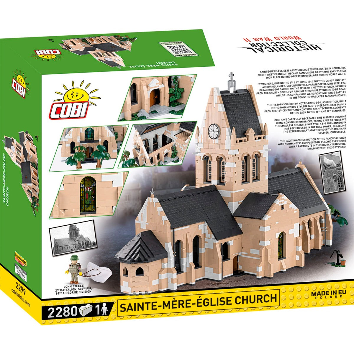 Cobi church sainte-mere-eglise constructiespeelgoed