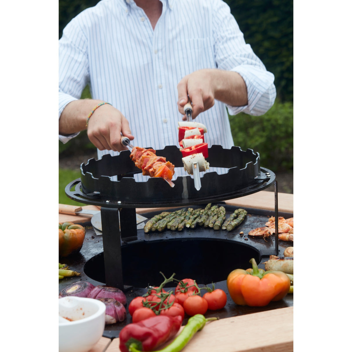 Barbecook-Set mit 3 XL-Spießen