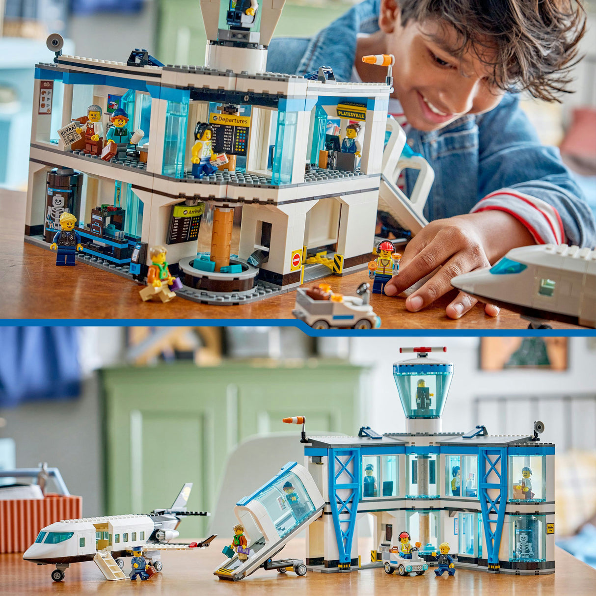 Lego My City 60502 Flughafen mit Flugzeug