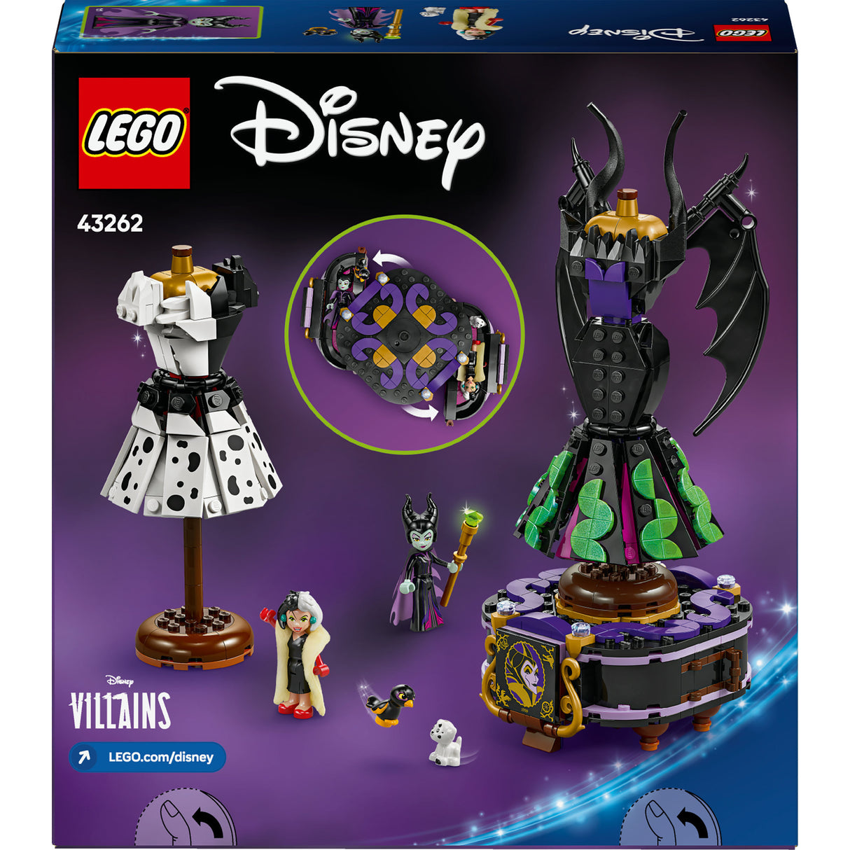 Lego Disney 43262 Die Kleider von Maleficent und Cruella de Vil