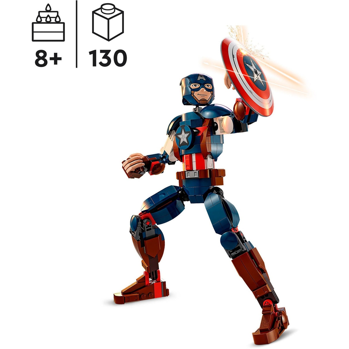 Lego Superhelden 76258 Captain America Baufigur
