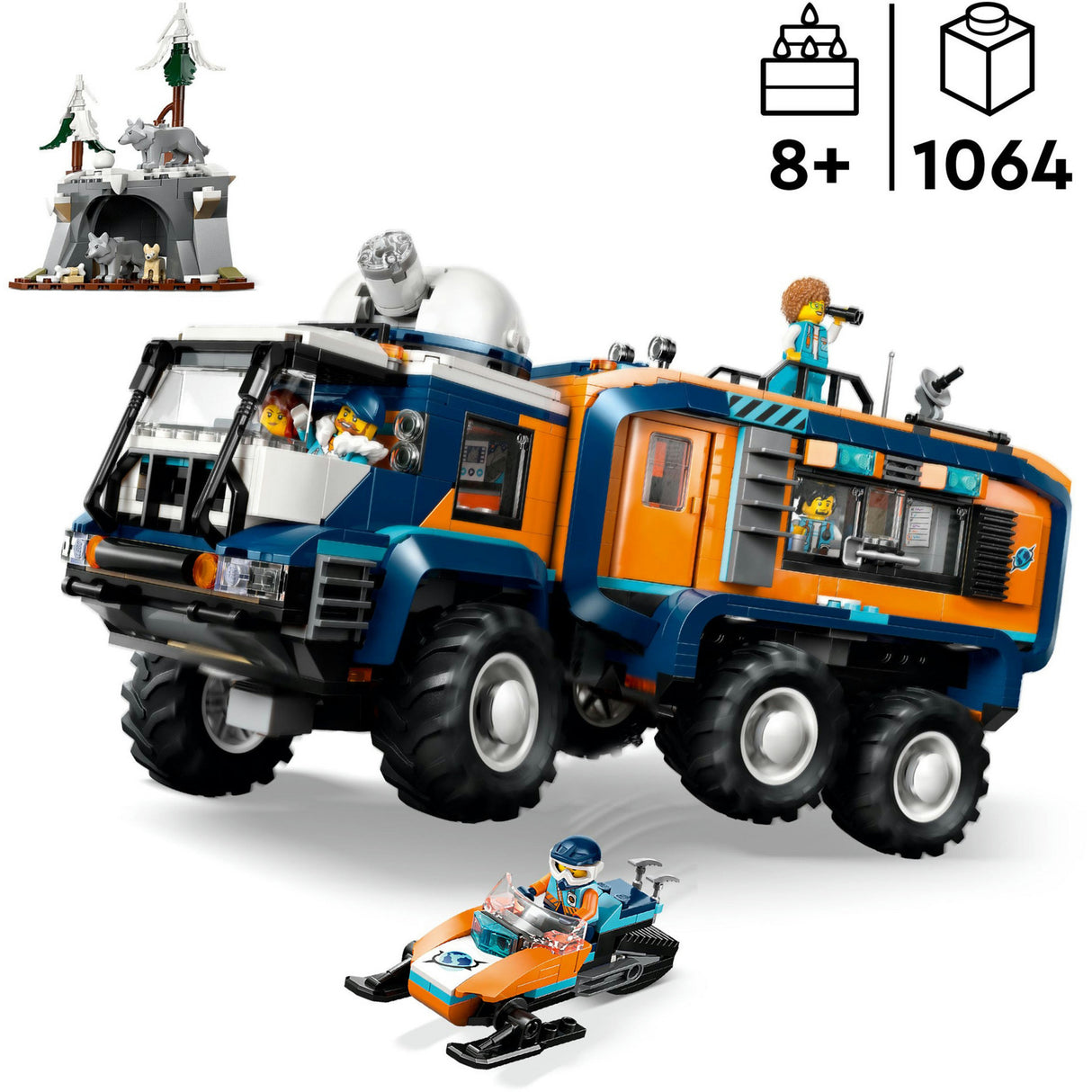Lego 60471 Stadterkundungs-Laborwagen am Nordpol