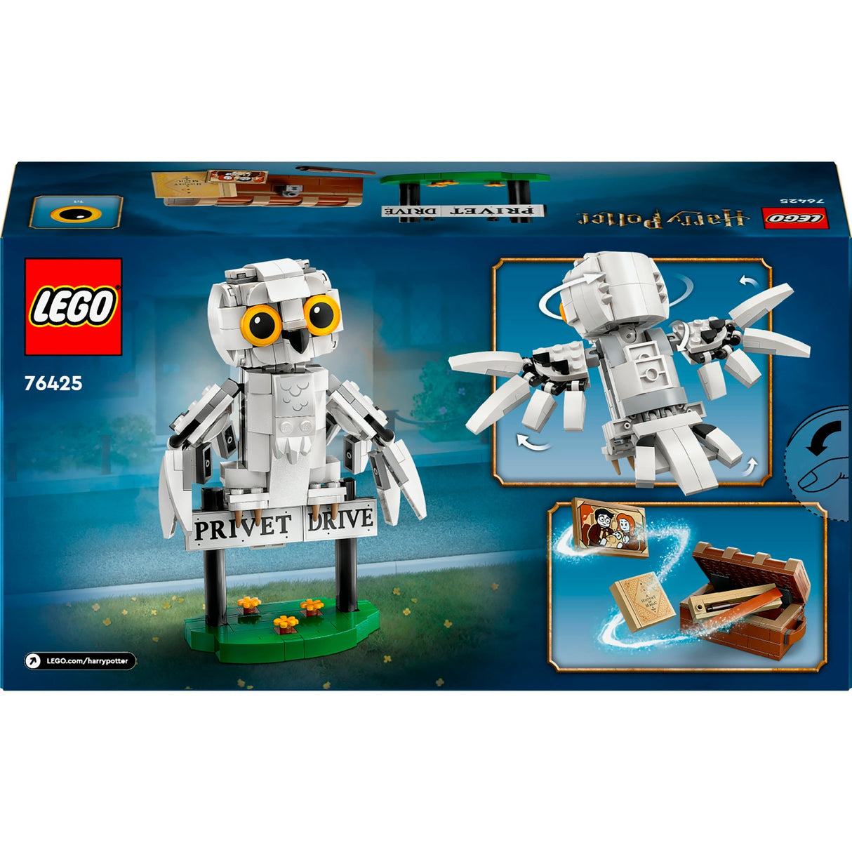 Lego 76425 Harry Potter Hedwig in der Privetlaan 4 | 2 Stk