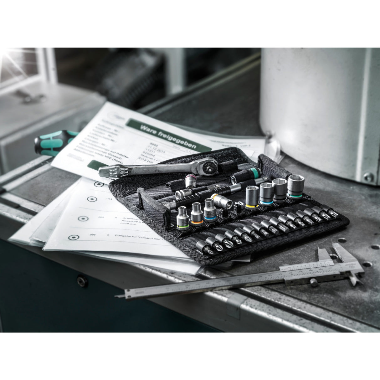 Wera 8100 SA 8 Zyklop Metal-Reatelset-Set, Schaltpall 1 4