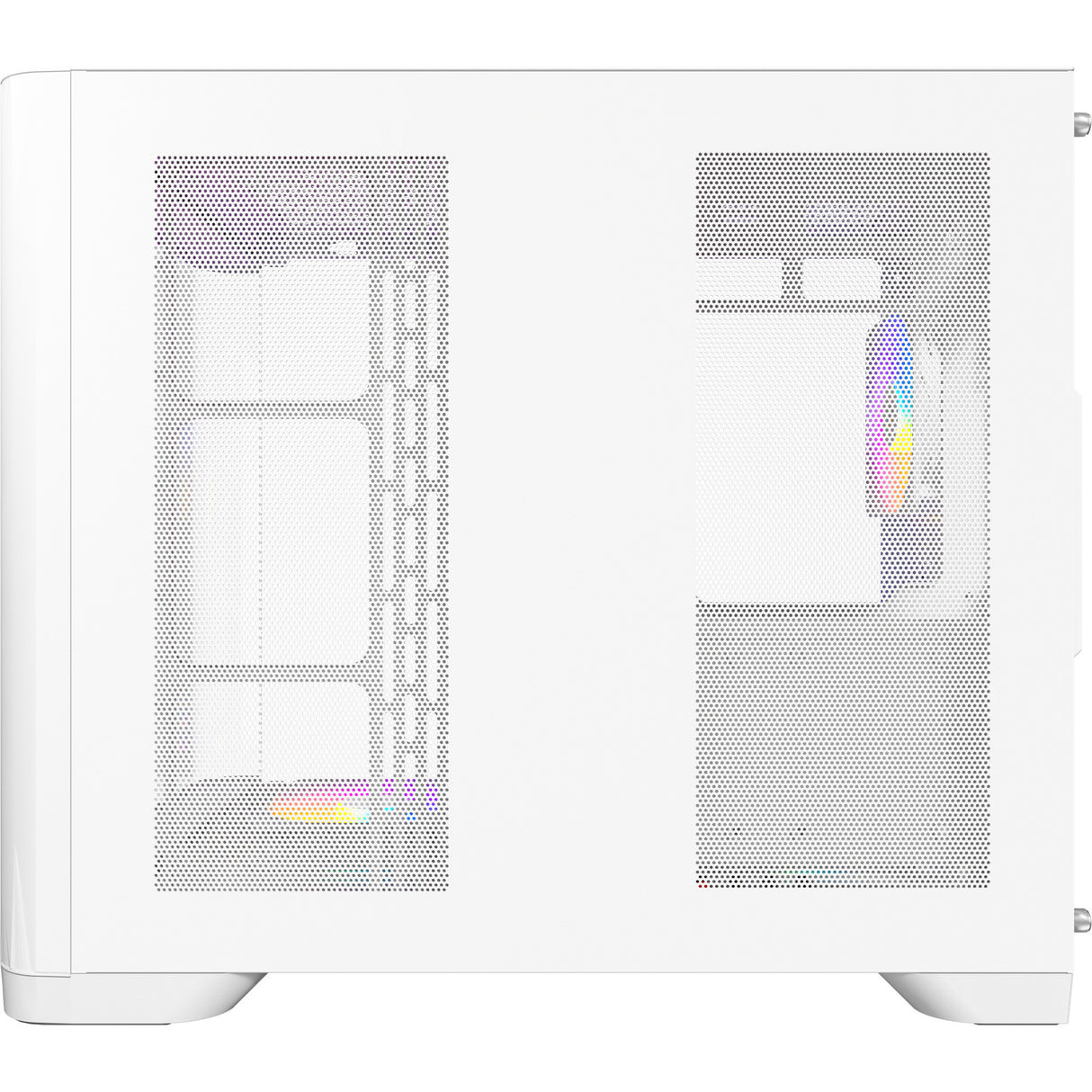 Antec C5 Curve Argb Midi-Tower-Gehäuse (weiß | 2x USB-A | 1x USB-C | gehärtetes Glas)