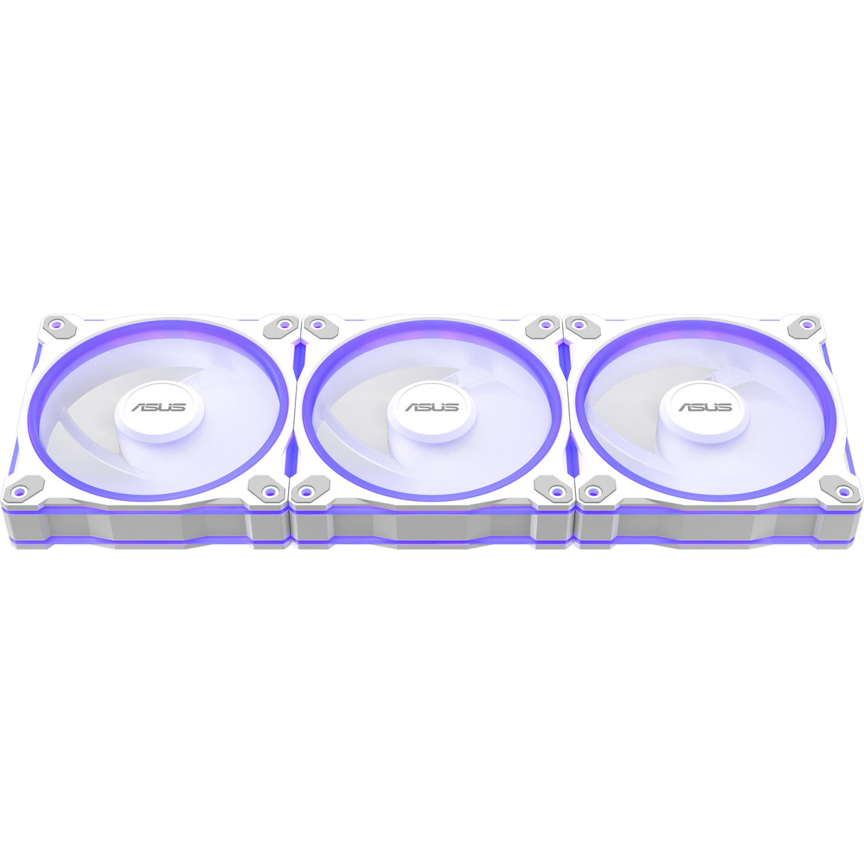 Asus Prime Mr120 ArGB Reverse Fan – Dreierpack Gehäuselüfter (weiß, 3 Stück, 120 x 120 x 28 mm, 3 Stück)