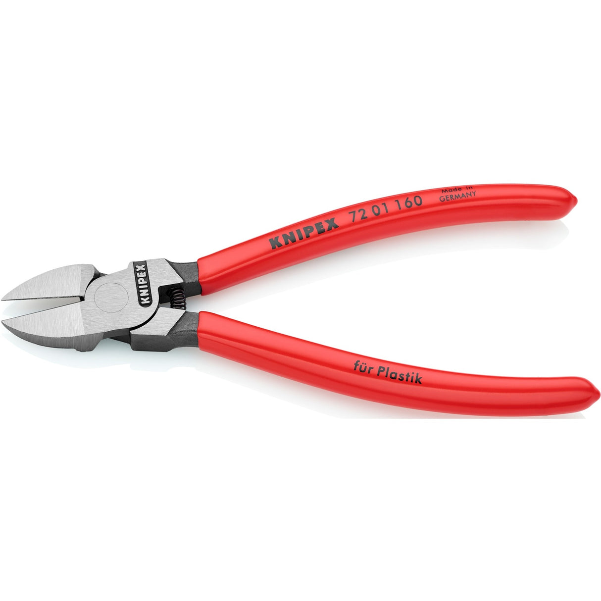 Knipex Seitenschneider für Kunststoff | kunststoffbeschichtet | 160 mm – 7201160