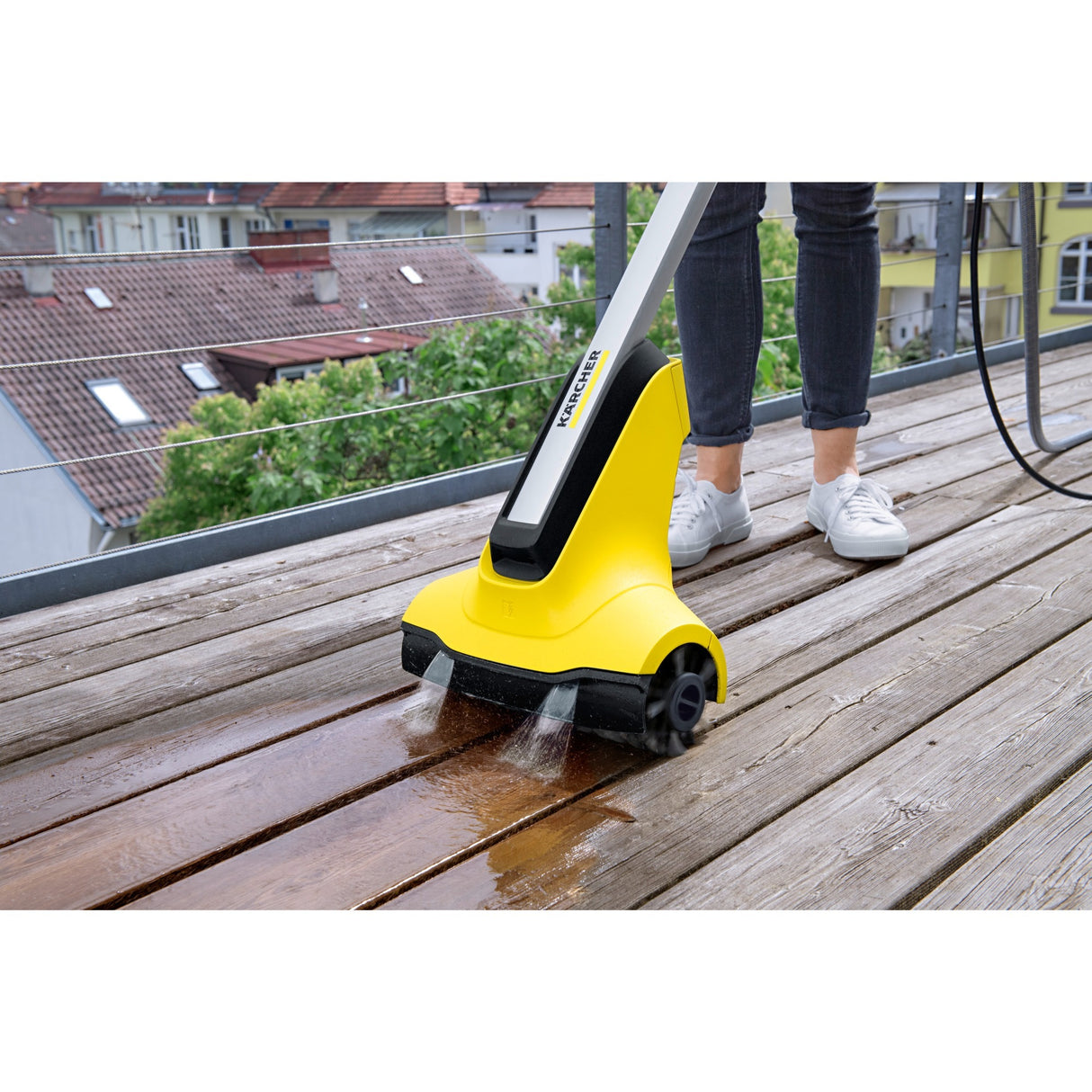 Kärcher Terrassenreiniger PCL 4 Bodenreiniger (Gelb Schwarz, 1.644-000.0)