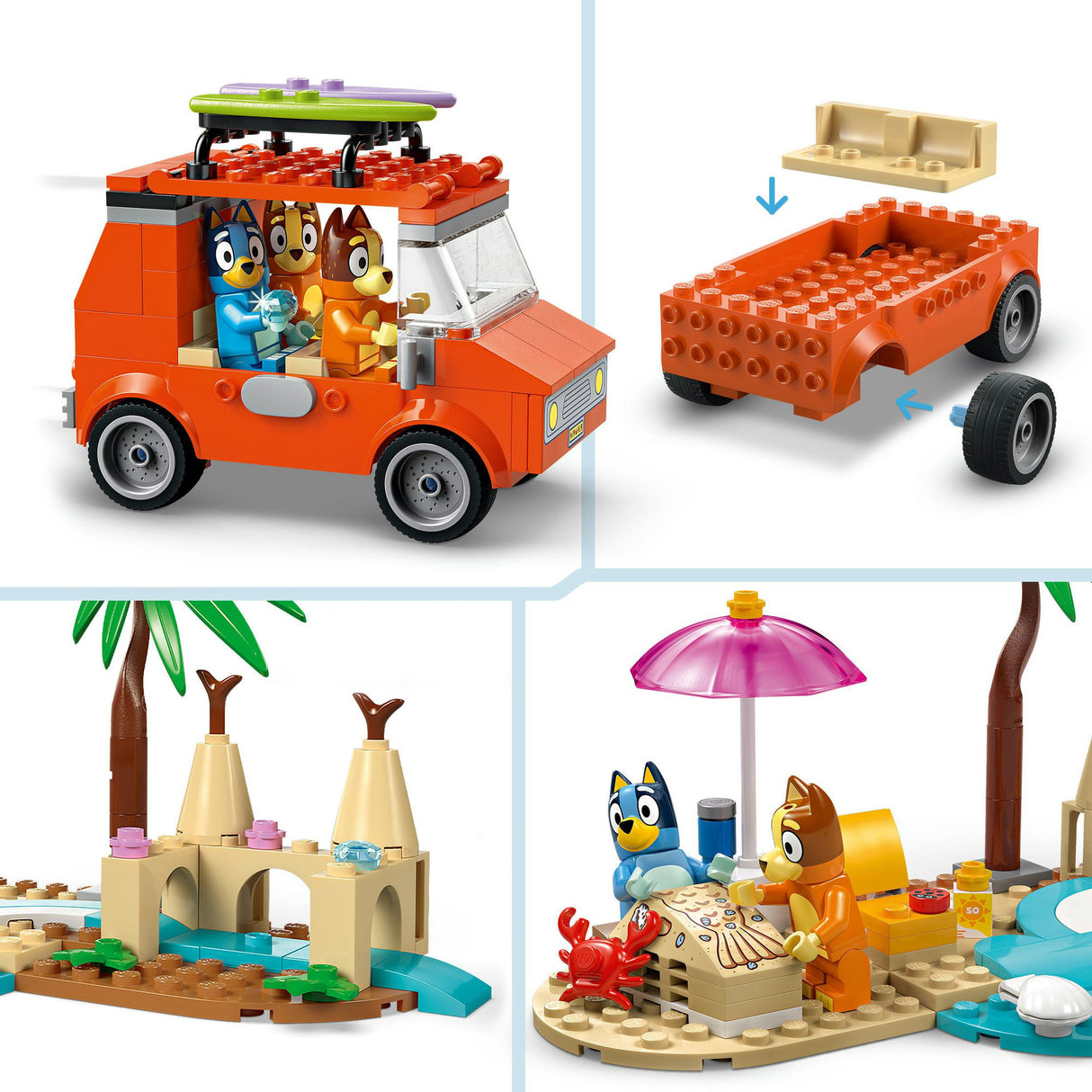Lego Duplo 11202 Blueys Autofahrt zum Strand