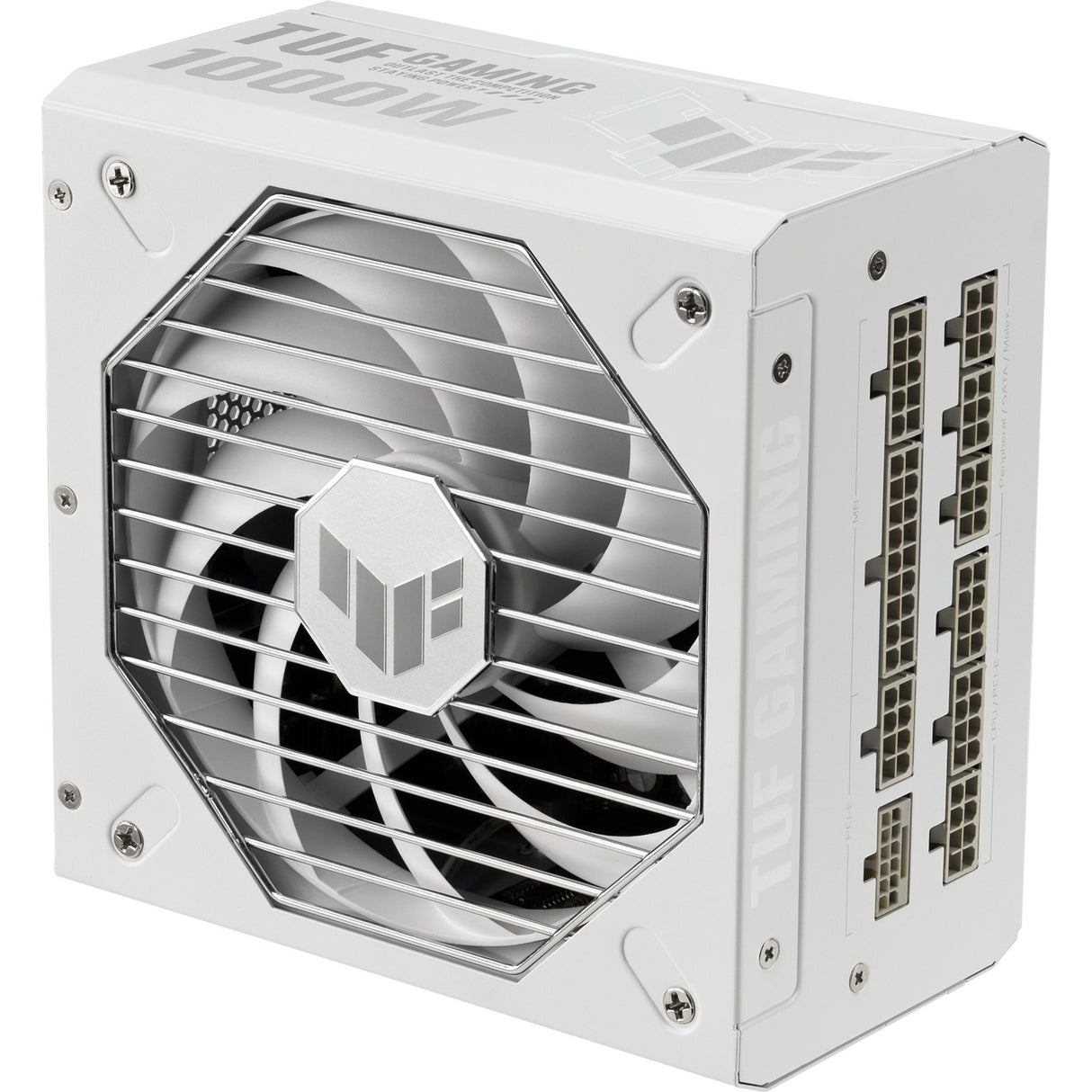 Asus TUF Gaming Gold White Edition modulares 1000-Watt-Netzteil (weiß, 1x 12V-2x6, 4x PCIe)