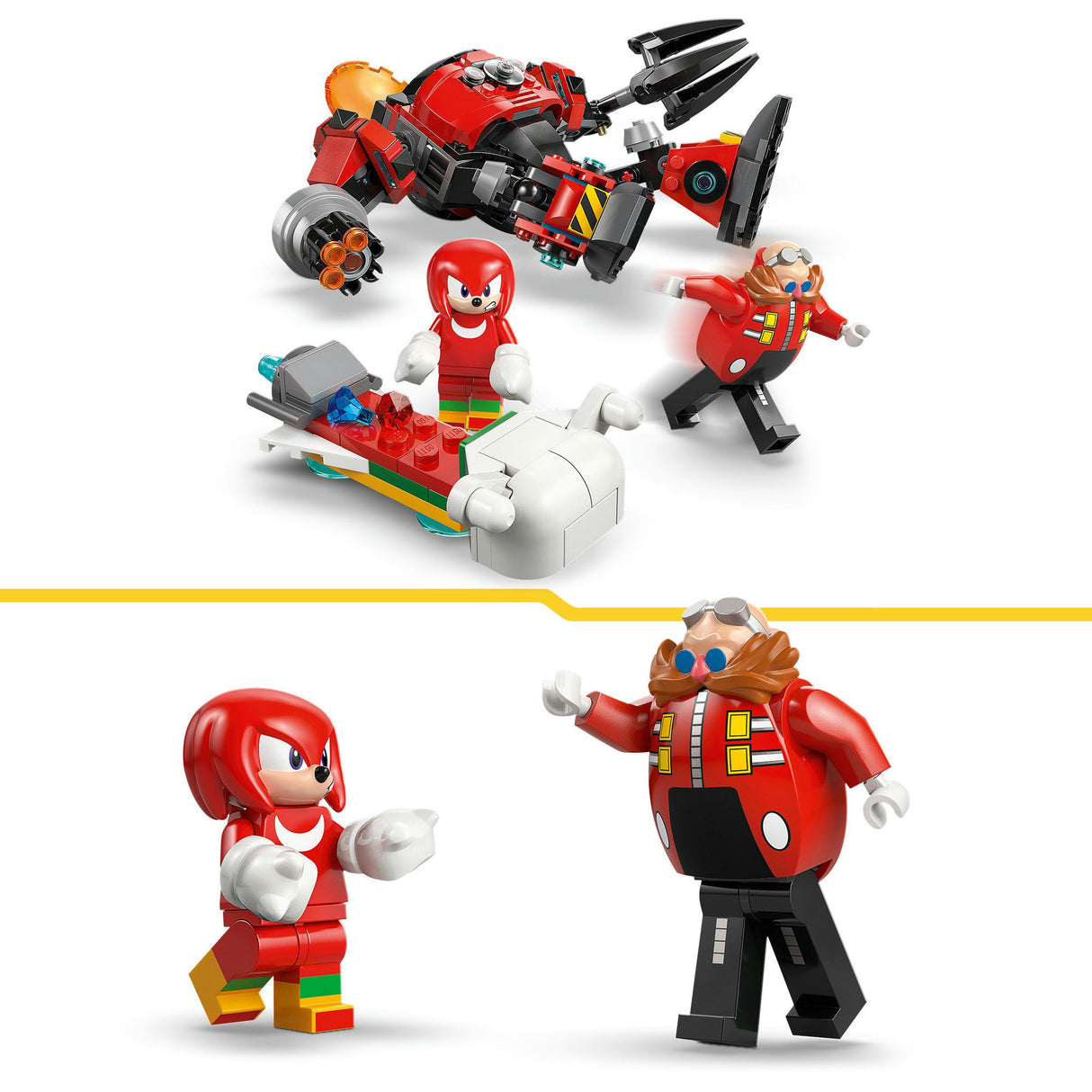 Lego Sonic 77005 Knuckles vs. Dr. Eggman Egg Crusher Mech
