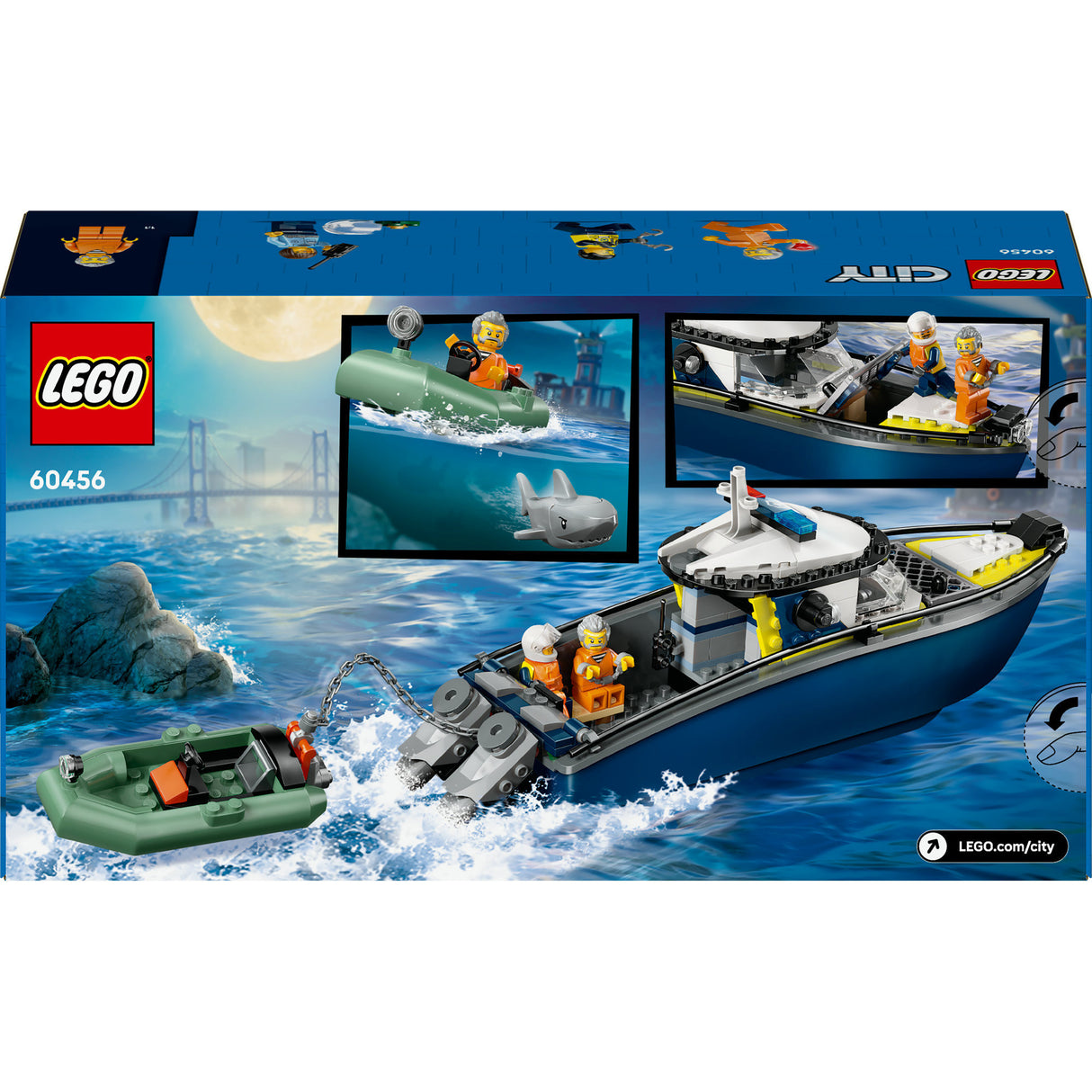 Lego City 60456 Verfolgungsjagd mit Polizeiboot