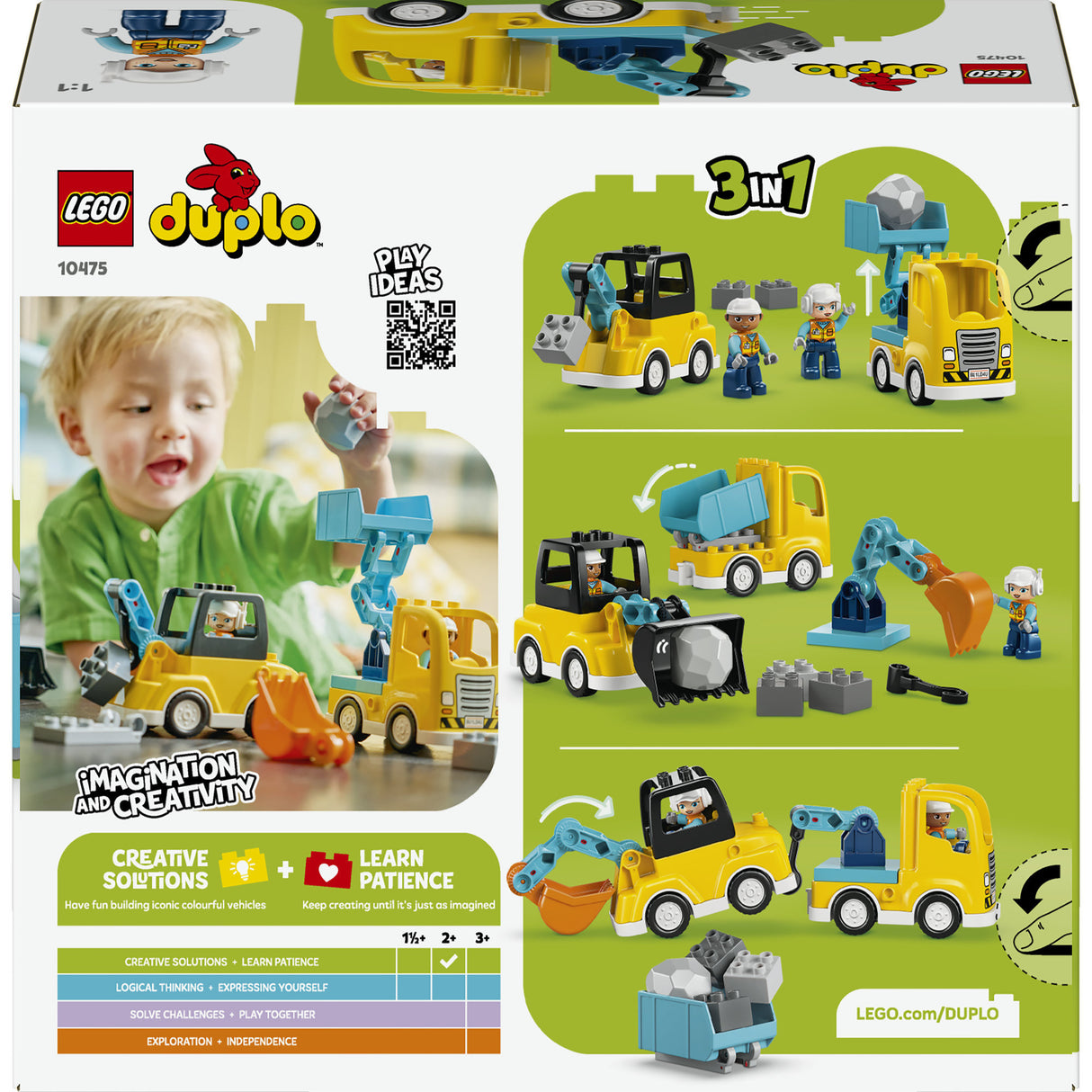 Lego Duplo Town 10475 3in1 Baufahrzeuge