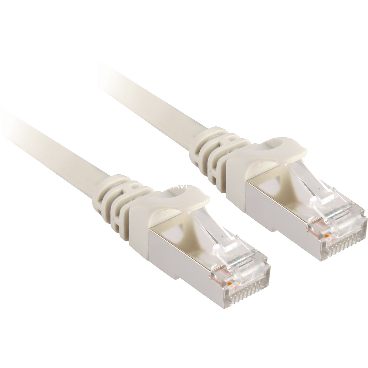 Sharkoon Cat.6 Netzwerkkabel (grau, 0,25 Meter, SF UTP, RJ-45)