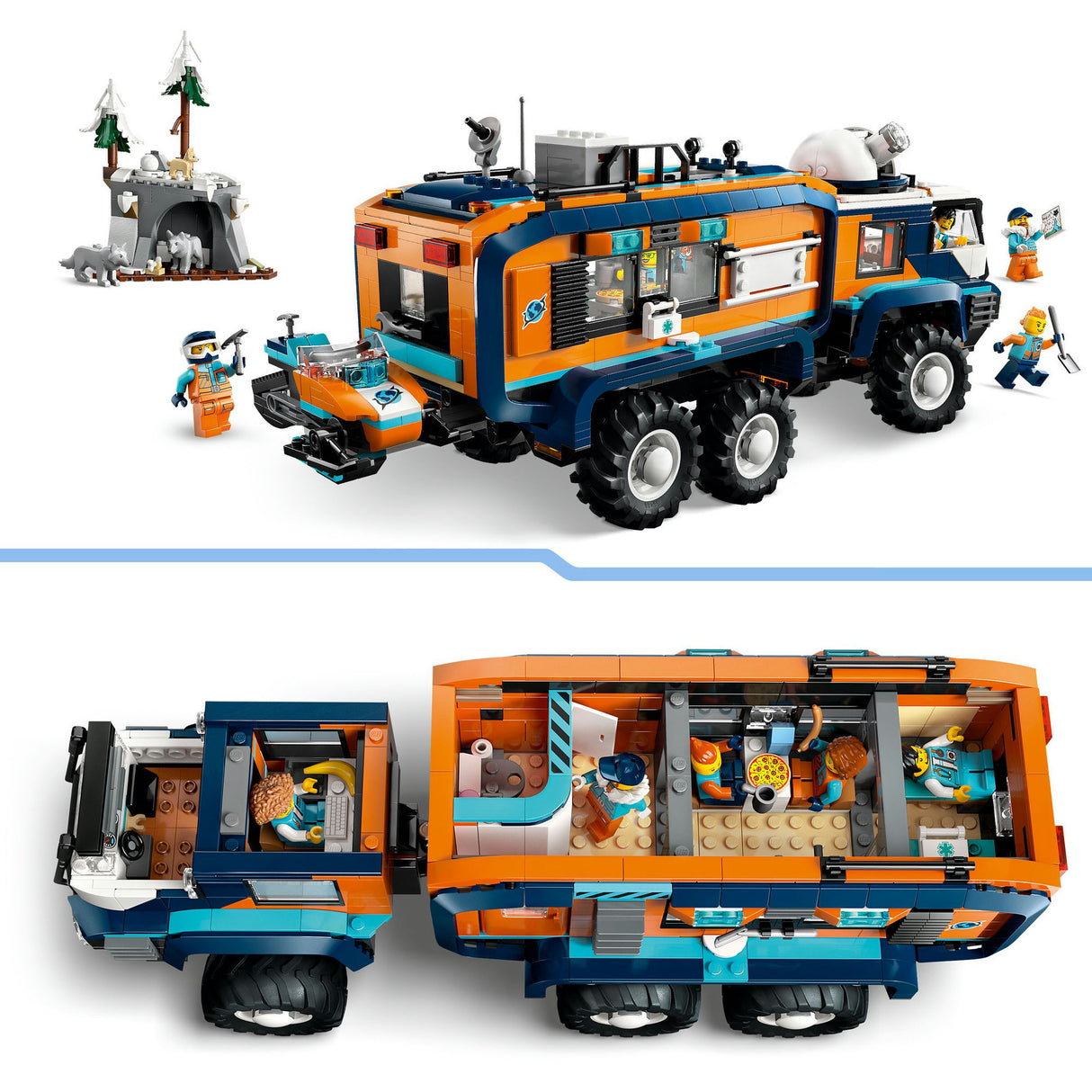 Lego 60471 Stadterkundungs-Laborwagen am Nordpol
