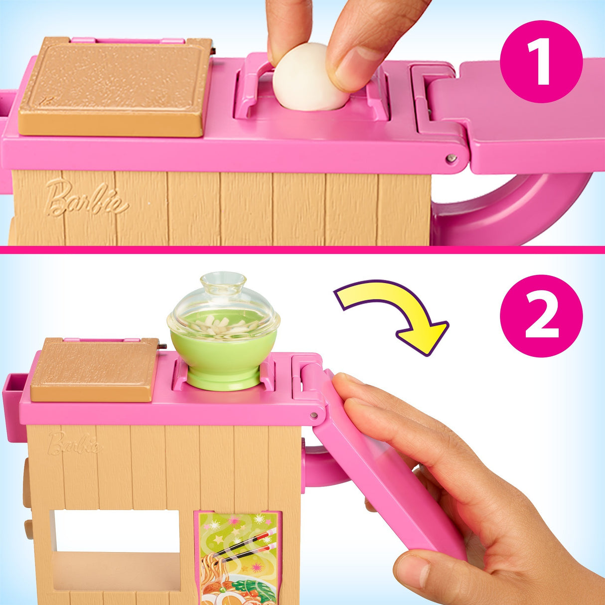 Mattel Noodle Bar Speelset und Pop