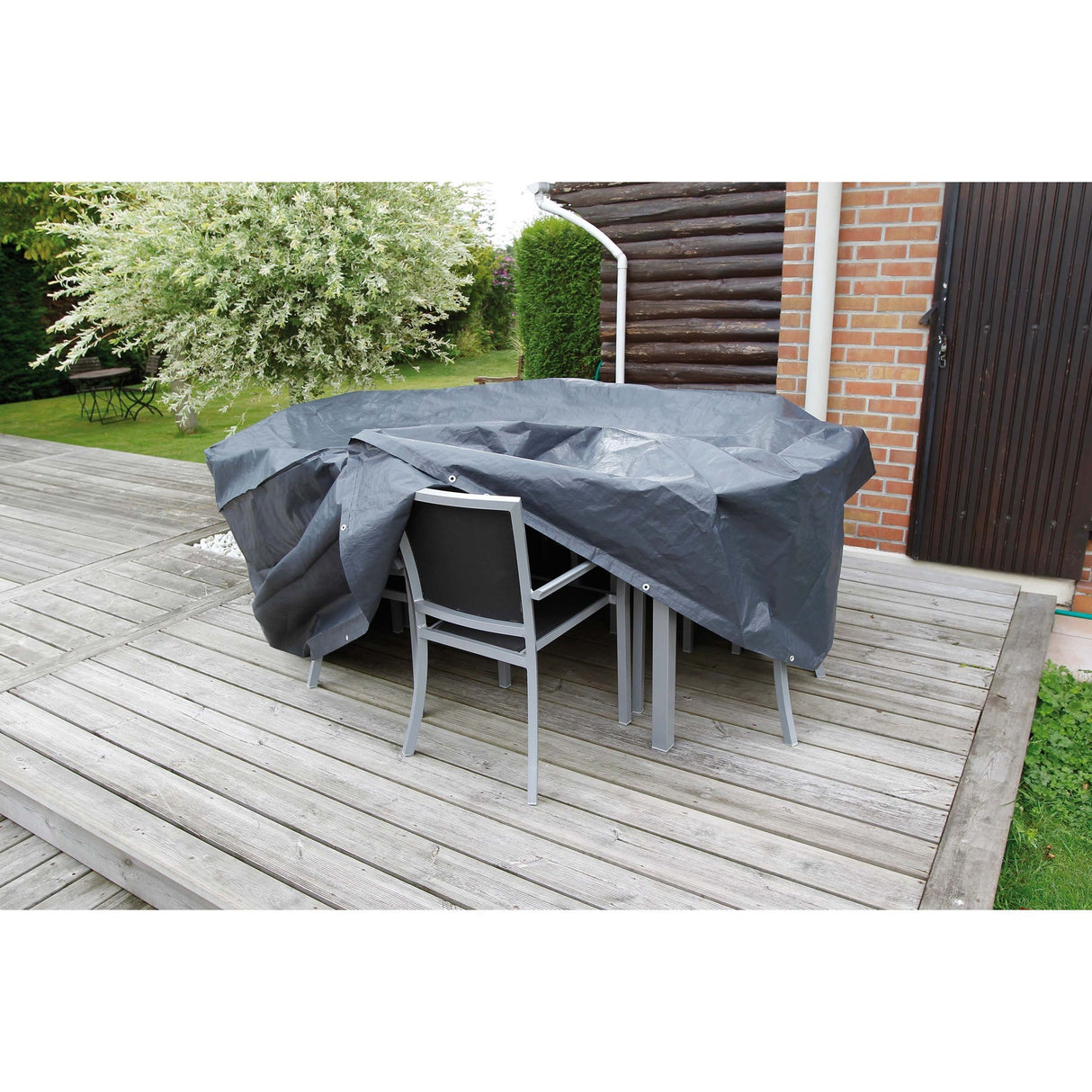 Naturgartenmöbelabdeckung für rechteckige Tisch und Sto
