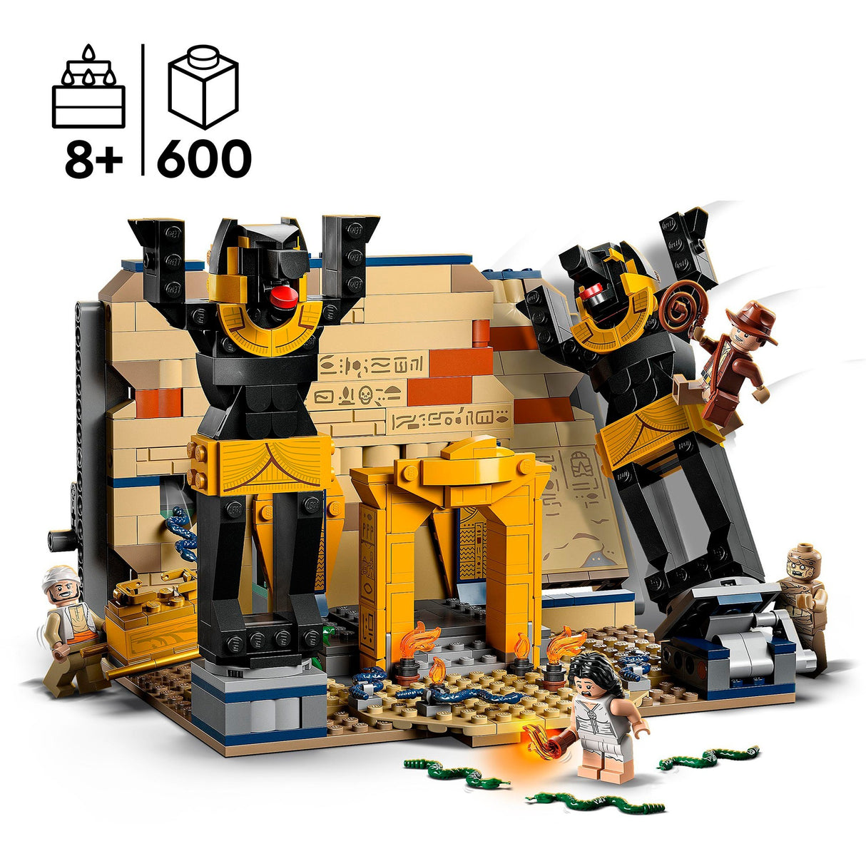 Lego Indiana Jones – Flucht aus dem verborgenen Grab – Konstruktionsspielzeug (77013)
