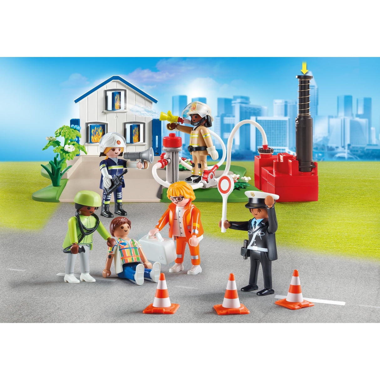 Playmobil-Figuren - Meine Figuren: Rettungsmission, Bauspielzeug (70980)