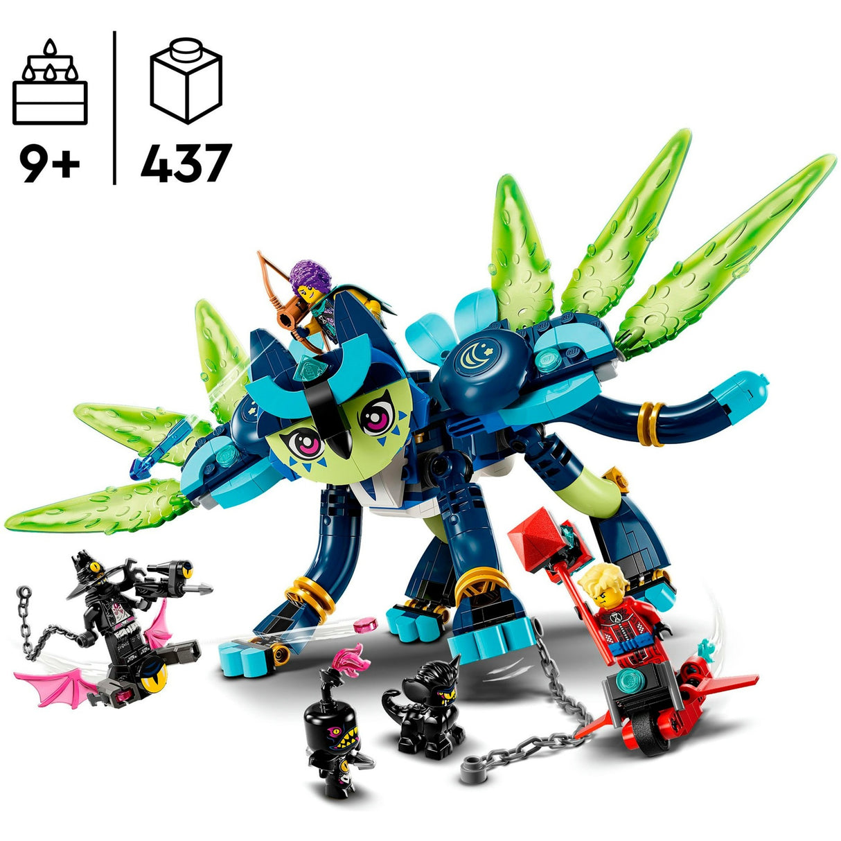Lego Dreamzzz – Bauspielzeug „Zoey und Zian, die Katzeneule“ (71476)