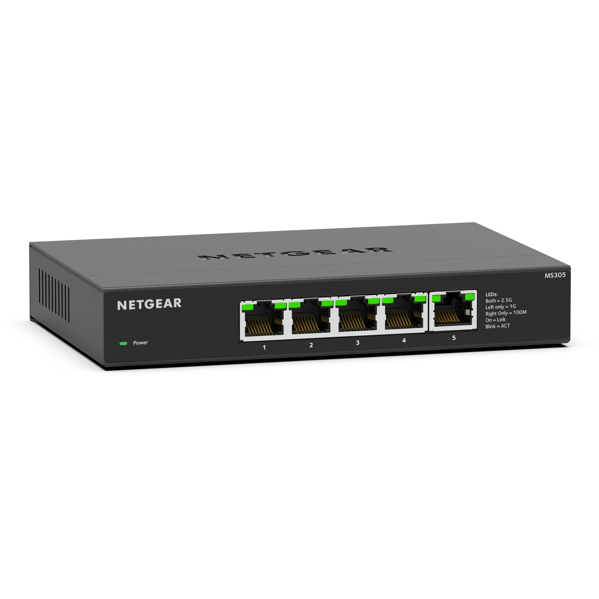 Netgear Netgear MS305 5-Poort Multi-Gigabit 2,5G Ethernet Unmanag