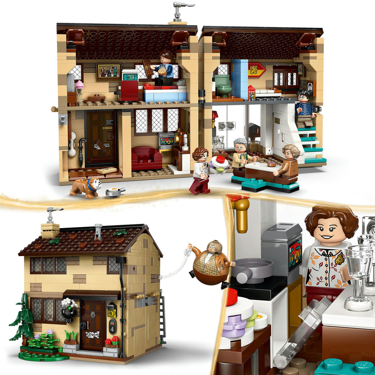 Lego Harry Potter 76451 Ligusterstraße Besuch von Tante Margot