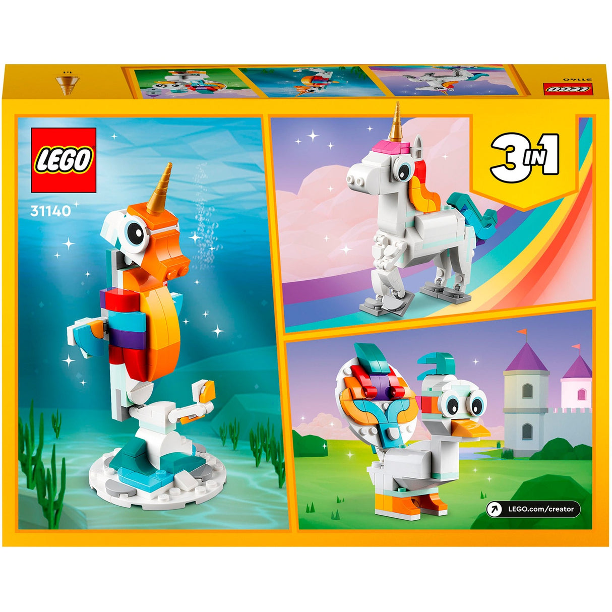 Lego Creator 31140 3in1 magisches Einhorn