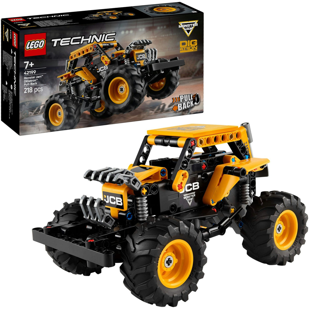Lego Technic 42199 Monster Jam Digatron zurückziehen